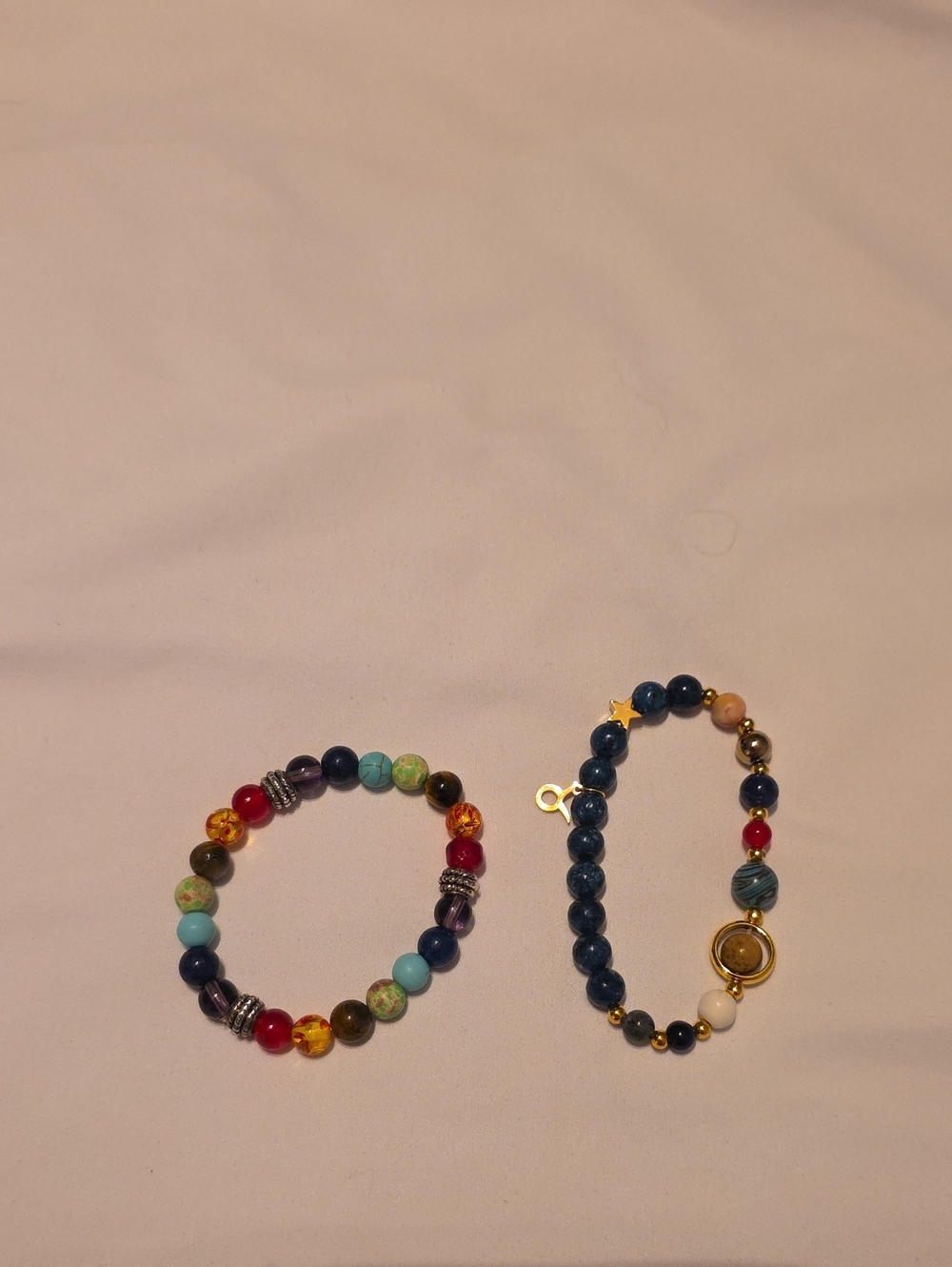 Multicolor Bead Stretch Bracelet - Versatile Women’s Jewelry